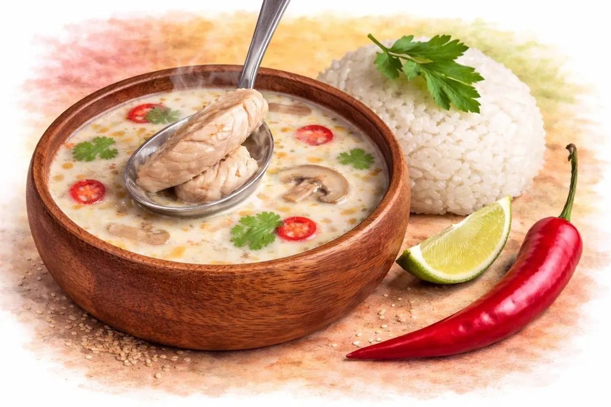 Том-Кха с курицей